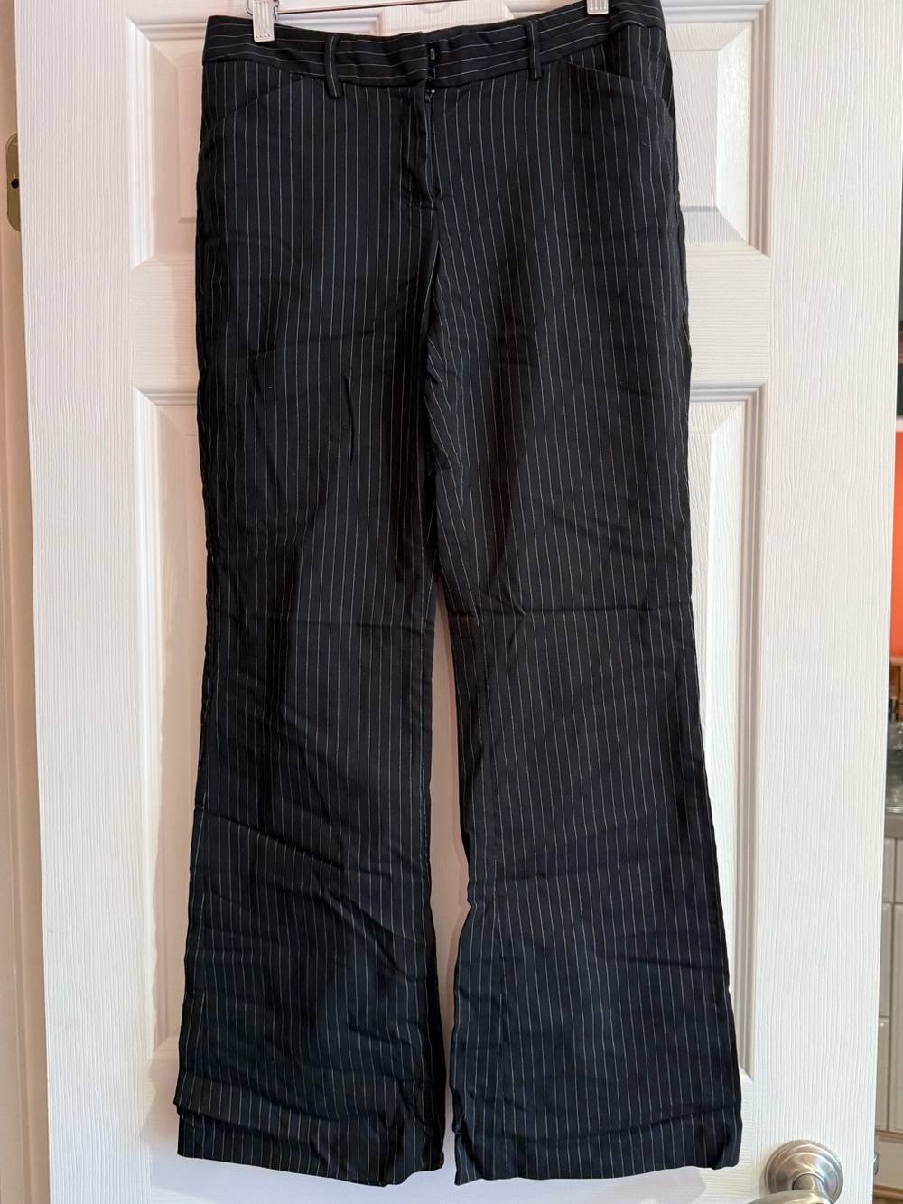 Express Design Studio Editor Pants Pinstripe 6R